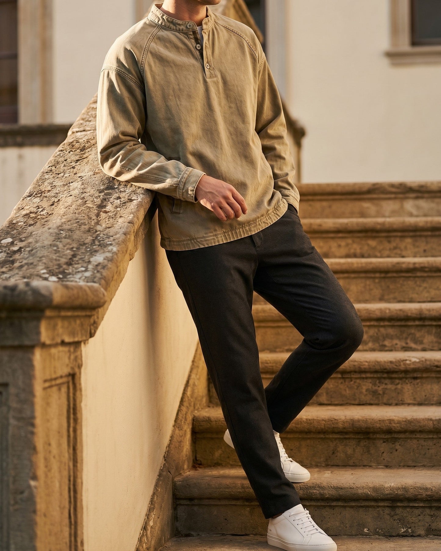 Raffaele Henley Sweatshirt